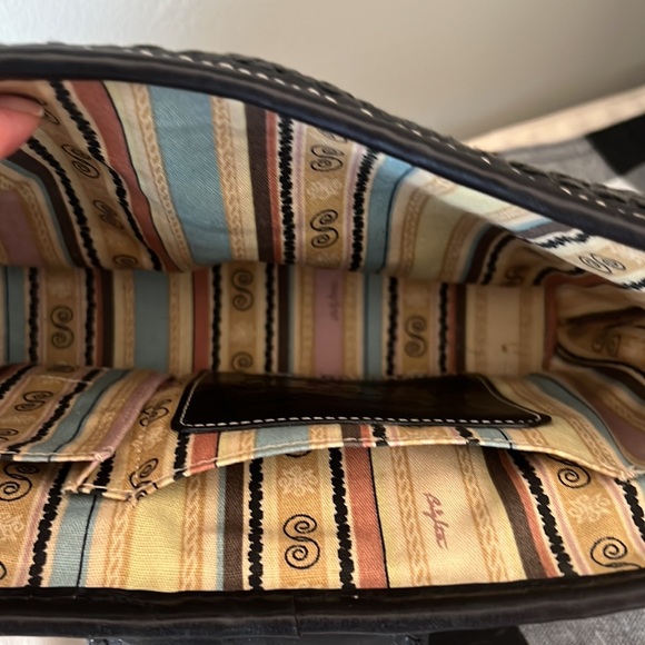 Vintage Brighton Straw Handbag. Good used condition - Picture 4 of 9